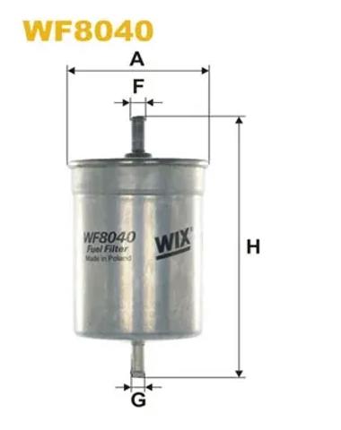 Фильтр-отстойник топлива грубой очистки WF8040 WIX