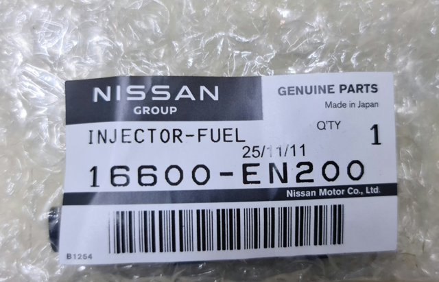 Форсунка впрыска топлива 16600EN200 NISSAN