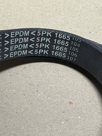 Клиновый ремень 5PK1665 GATES