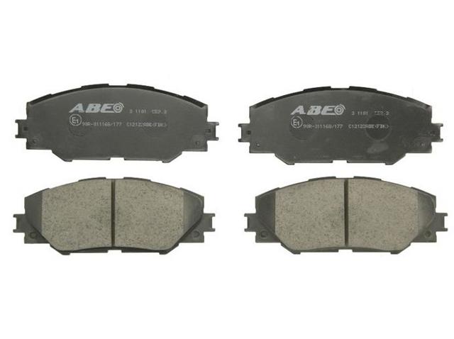 Колодки тормозные передние дисковые C12122ABE ABE