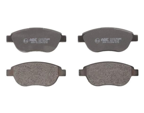 Колодки тормозные дисковые комплект C1C035ABE ABE