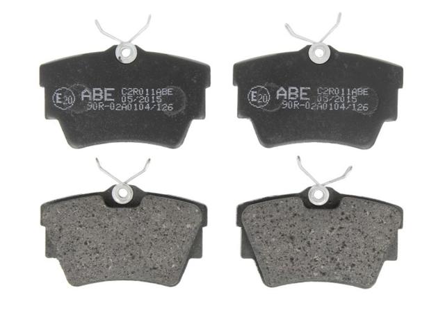 Колодки тормозные задние, дисковые C2R011ABE ABE