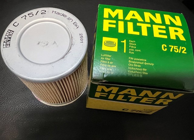 Воздушный фильтр двигателя C752 MANN