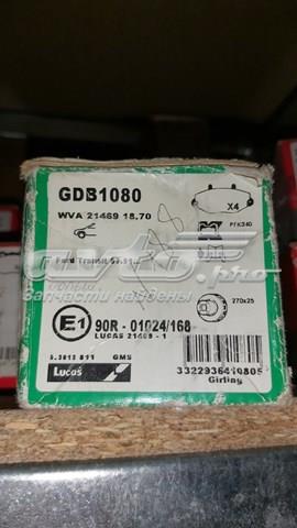 Trw колодки тормозные передние дисковые GDB1080
