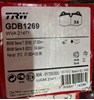 Тормозные колодки GDB1269 TRW