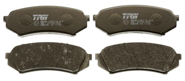 Колодки тормозные задние, дисковые GDB3198 TRW