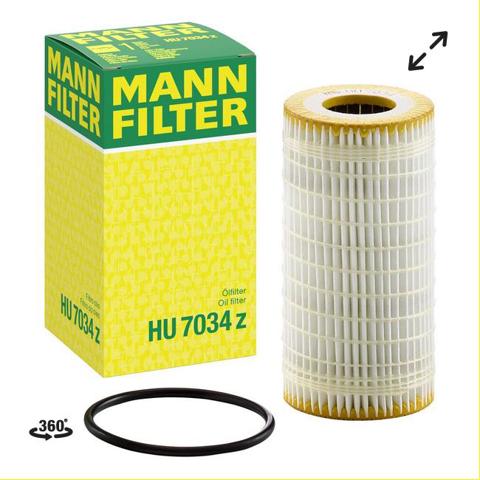 Фильтр масляный ДВС HU7034Z MANN