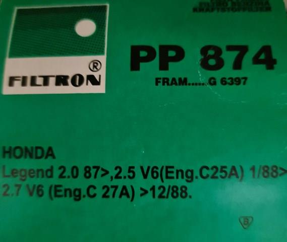 Фильтр топливный pp874 filtron PP874