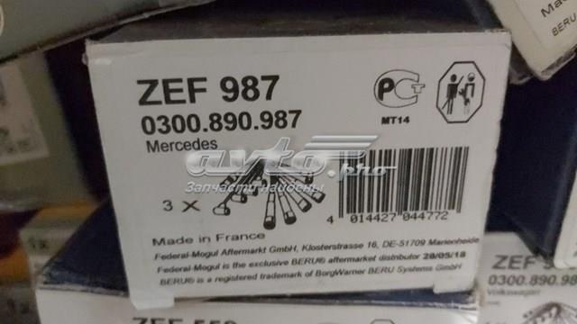 Beru  провода высоковольтные, комплект ZEF987