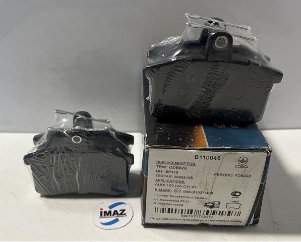 Задние дисковые колодки B110048 DENCKERMANN