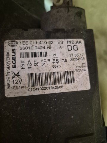 Фара правая 260109424R RENAULT