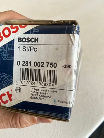 BOSCH 281002750 Регулятор давления топлива в топливной рейке в наличии Одесса