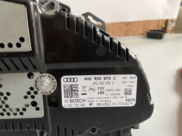 Приборная доска 4M0920870C VAG
