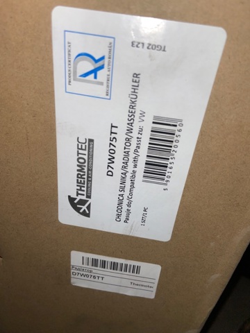 THERMOTEC D7W075TT Радиатор охлаждения двигателя в наличии Львов