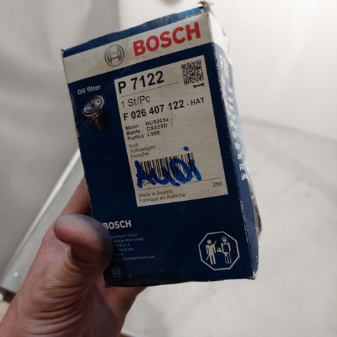 F026407122 BOSCH Фильтр масляный купить в Житомир