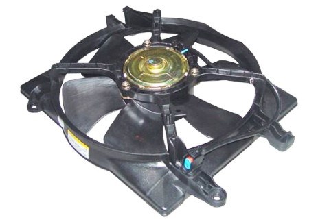 Диффузор радиатора охлаждения, в сборе с мотором и крыльчаткой S111308010 Chery