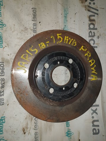 Передний тормозной диск 435120D060 TOYOTA