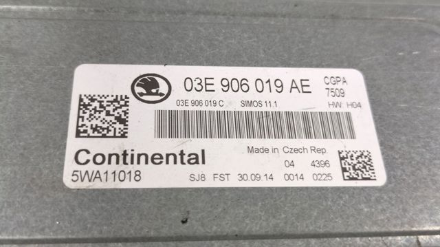 03E906019C VAG Модуль управления (ЭБУ) двигателем купить в Павлоград