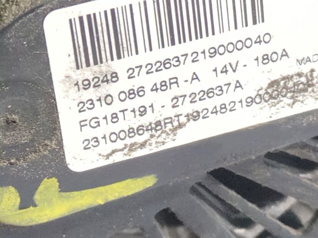 231008648R RENAULT Генератор купить в Полтава