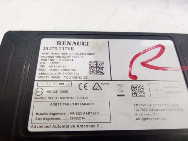 RENAULT 282752170R в наличии Днепр