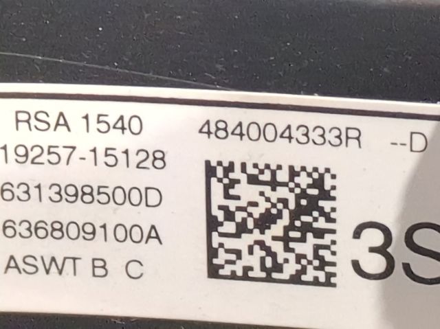 484004333R RENAULT Рулевое колесо купить в Сумы