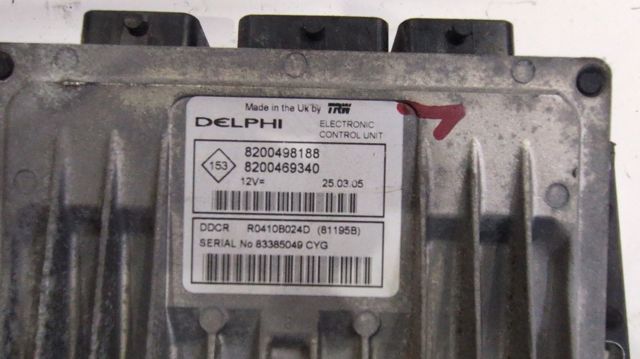 RENAULT 8200469340 Блок управления двигателем в наличии Сумы