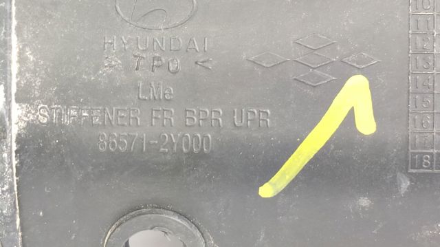 HYUNDAI 865712Y000 Кронштейн усилителя переднего бампера в наличии Сумы