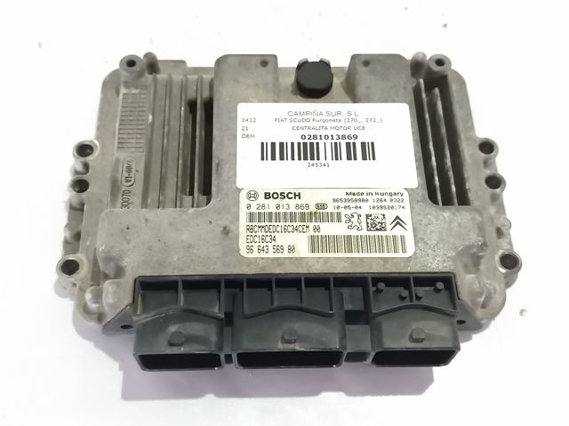0281013869 FIAT Блок управления двигателем купить в Хмельницкий