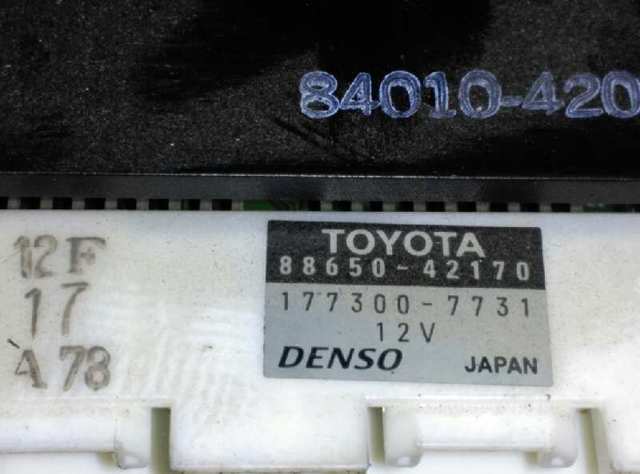 TOYOTA 1773007731 Блок управления кондиционером в наличии Запорожье