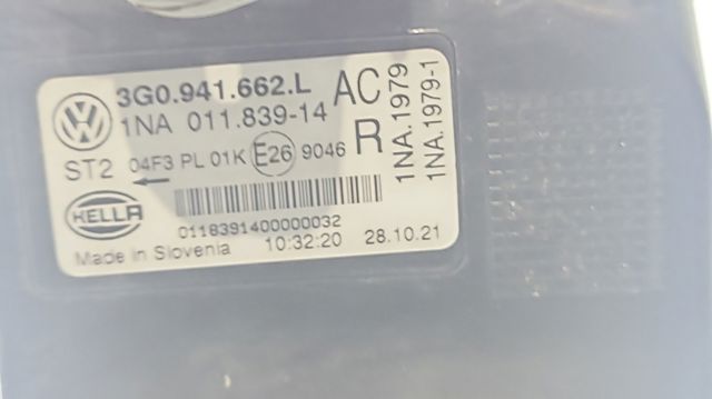 VAG 3G0941662L Фара противотуманная правая в наличии Николаев