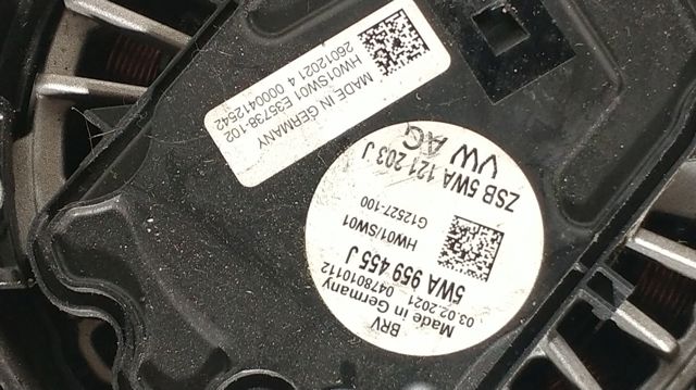 VAG 5WA121203J Электровентилятор охлаждения в наличии Тернополь