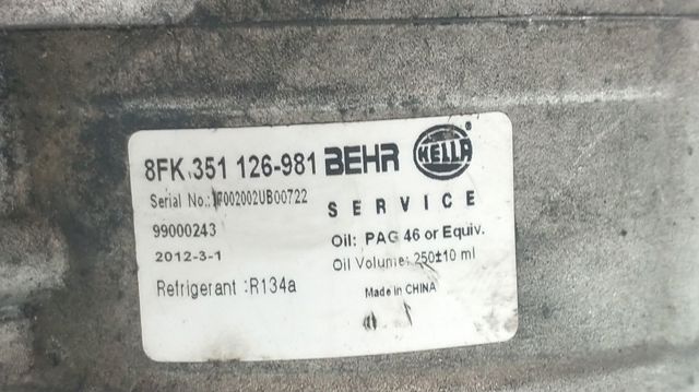 8FK351126981 VAG Компрессор кондиционера купить в Винница