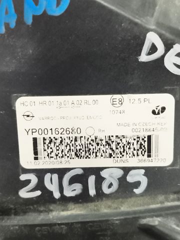 OPEL YP00015580 Фара правая в наличии Полтава