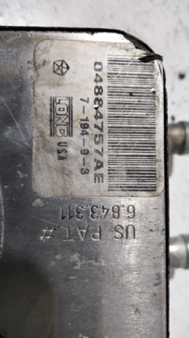04884757AE CHRYSLER Масляный радиатор купить в Тернополь