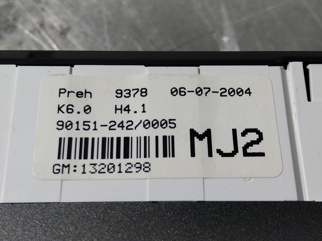 OPEL 13201298 Блок управления кондиционером в наличии Днепр