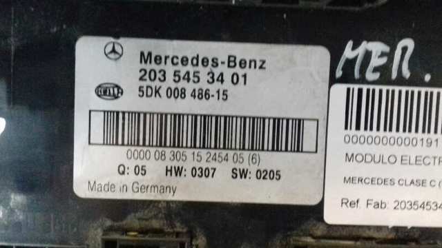 2035453401 MERCEDES Блок управления сигналами SAM купить в Тернополь