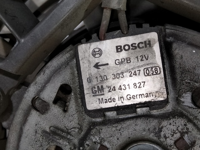 24431827 OPEL Электровентилятор охлаждения в сборе (мотор+крыльчатка) купить в Запорожье