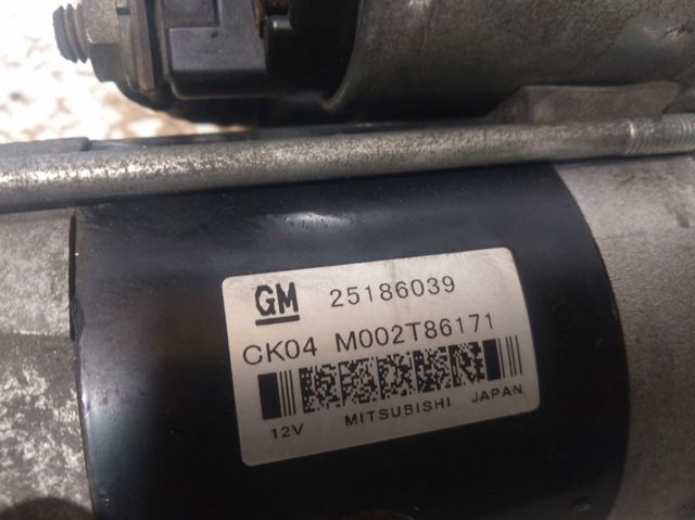 OPEL 25186039 Стартер в наличии Одесса