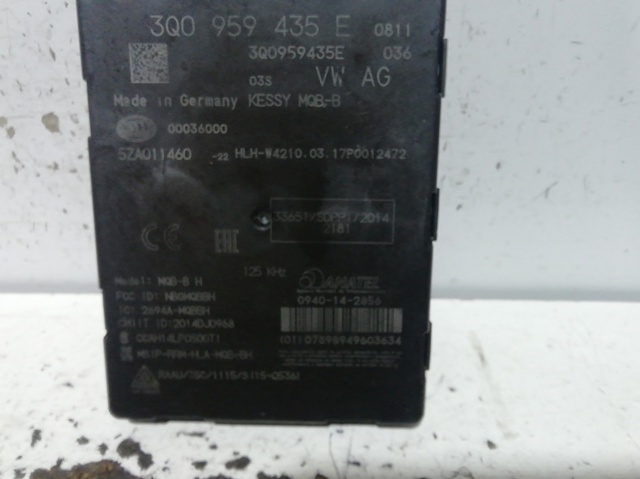 VAG 3Q0959435E Модуль управления (ЭБУ) иммобилайзером в наличии Киев