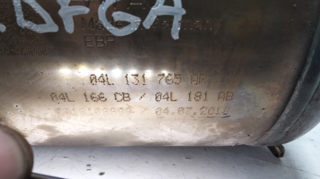 VAG 5Q0131705AQ Сажевый фильтр в наличии Сумы