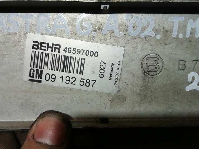 OPEL 9192587 Радиатор интеркуллера в наличии Николаев