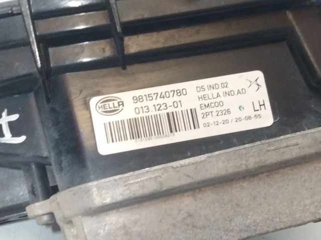 PEUGEOT 9815740780 Фара дневного света левая в наличии Каменское