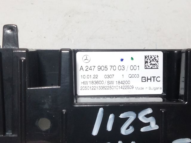 MERCEDES A2479057003 Блок управления кондиционером в наличии Николаев