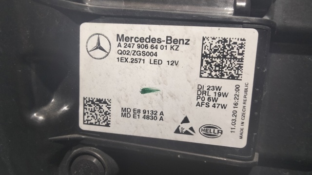 MERCEDES A2479066401 в наличии Украина