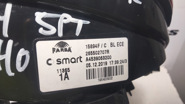 MERCEDES A4539063200 Задний фонарь в наличии Киев