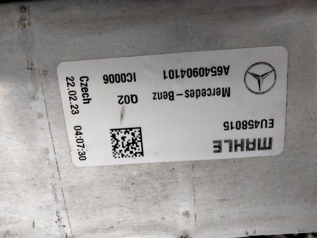 MERCEDES A6540904101 Интеркулер в наличии Винница