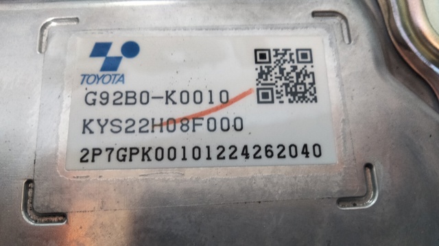 TOYOTA G92B0K0010 в наличии Львов
