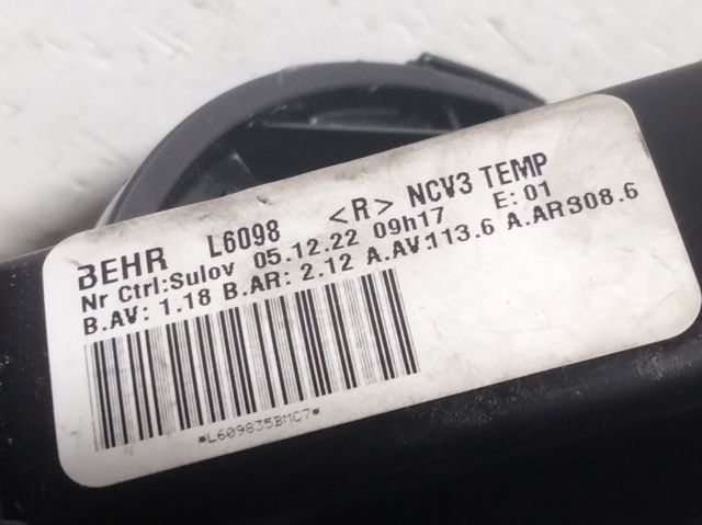 L6098 MERCEDES Вентилятор печки купить в Винница