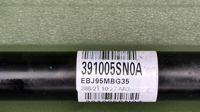 NISSAN 391005SN0A Полуось (привод) передняя правая в наличии Ирпень