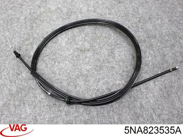 Трос открывания капота, задний 5NA823535A VAG